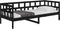 vidaXL - Slaapbank - massief - grenenhout - zwart - 80x200 - cm