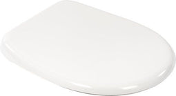 Plieger Uni Toiletbril - Universele vorm WC Bril - Duroplast - Softclose - Quick Release - RVS Bevestiging - Wit