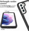 iMoshion Hoesje Geschikt voor Samsung Galaxy S22 Hoesje - iMoshion 360° Full Protective Case - Zwart / Transparant