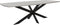 Tuintafel Ovaal - Madison 2.0 - 240cm - Betonlook - Kruispoot - The Outsider