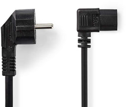 Nedis CEGL10020BK20 - Stroomverlengkabel 10 A - 200 cm - Zwart