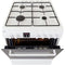 Etna FGV561WIT - Gas/Electro Fornuis - 4 Kookzones 65L Oven - Wit