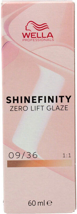 Permanente kleur Wella Shinefinity Nº 09/36 (60 ml)