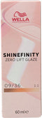 Permanente kleur Wella Shinefinity Nº 09/36 (60 ml)