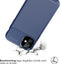 iMoshion Hoesje Geschikt voor iPhone 11 Hoesje Siliconen - iMoshion Carbon Softcase Backcover - Blauw