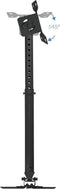 TooQ PJ3030TN-B - Plafondondersteuning Projector - Kantelbaar en Draaibaar - 20kg 57,5 - 82,5 cm -20º/+20º 360º Zwart