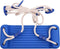 vidaXL Schommelzitjes met touw 2 st 38x16 cm polyetheen blauw