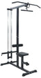 vidaXL - Lat - Pulldown - Machine - met - Verstelbare - Zitting - - - 80 - kg - Belastbaar - Staal