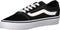 VANS WM Ward - Lage sneakers - Suède/canvas - Zwart/wit - Maat 40