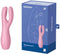 Satisfyer, vibrator, oplegvibrator, 'Treesome 3', 14 cm, 3 motoren, voor stimulatie van clitoris en schaamlippen