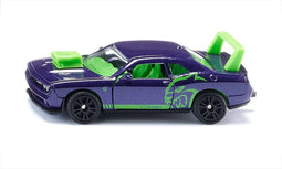Siku Dodge Challenger Hellcat Custom, Sportwagen miniatuur, Voorgemonteerd, Dodge Challenger Hellcat Custom, Elk geslacht, Metaal, Kunststof, Paars