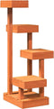 vidaXL - Kattenmeubel - 45,5x49x103 - cm - massief - grenenhout - wasbruin