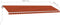 vidaXL - Luifel - vrijstaand - automatisch - 600x300 - cm - oranje - en - bruin