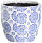 Plantenbakkenset Blauw Terra cotta 19 x 19 x 17 cm Cirkelvormig (2 Stuks)