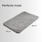 AKSA Home® Badmat 50x80 cm - Douchemat antislip - Badmat antislip - Badkamermat - Lichtgrijs