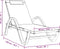 vidaXL - Ligbed - met - kussen - textileen - en - massief - populierenhout - wit
