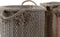 Veelzijdige mand DKD Home Decor Bruin Zwart Rood Boho 30 x 30 x 36 cm (2 Stuks)