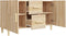 vidaXL - Dressoir - 100x36x60 - cm - bewerkt - hout - sonoma - eikenkleurig