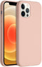 Accezz Liquid Silicone Backcover iPhone 12 (Pro) - Schokabsorberend - Roze