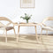 vidaXL - Tafelblad - ovaal - 90x45x2,5 - cm - massief - grenenhout