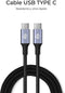 SUBBLIM SUBCAB-C10002 USB-kabel USB 2.0 2 m USB C Zwart