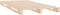 vidaXL - Palletbed - massief - grenenhout - 100x200 - cm