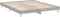 vidaXL - Bedframe - bewerkt - hout - grijs - sonoma - eikenkleurig - 180x200 - cm