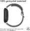 imoshion Siliconen sport bandje - Geschikt voor Fitbit Versa 4, Versa 3, Sense 2, Sense - Grijs - One Size