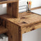 vidaXL - Bureau - met - Opslag - in - Oud - Hout - 100x40x90 - cm - van - Gefabriceerd - Hout