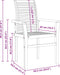 vidaXL - Stapelbare - Tuinstoel - 2 - stuks - Massief - Teakhout