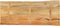 vidaXL - Tafelblad - met - natuurlijke - rand - 140x60x3,8 - cm - massief - mangohout