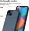 imoshion Hoesje Geschikt voor iPhone 14 Hoesje - Ruimte voor 2 pasjes - imoshion Backcover met pasjeshouder - Donkerblauw