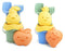 Emmerset pastel 1389 - Emmerset 13 cm - 1 zeef 1 schep 1 hark 2 vormpjes