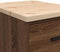 vidaXL - Garagekast - 40x51x85 - cm - massief - grenenhout - bruin - eikenkleurig