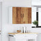 vidaXL - Keukenwandkast - Lucca - bewerkt - hout - oud - houtkleurig
