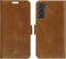 D. Bramante Galaxy S22+ - Flip cover - Magneetsluiting en ruimte voor pasjes - Cognac