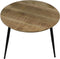 HSM Collection Salontafel Bern Rond Ø60cm Naturel/Zwart Mangohout/Metaal