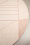 Zuiver Bliss Rond Vloerkleed '240 Naturel/Roze