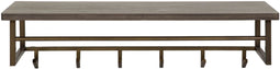 AnLi Style Kapstok Ferro 6 haken hoedenplank