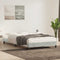 vidaXL - Bedframe - zonder - matras - 80x220 - cm - fluweel - lichtgrijs