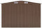 vidaXL - Tuinschuur - 257x392x181 - cm - metaal - bruin