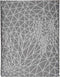 Tablecloth Jacquard Abstract Grey (140 x 180 cm)