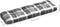 vidaXL - Palletkussens - 2 - st - ruitpatroon - stof - grijs