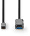 Nedis CCBG6410BK50 - Actieve Optische Kabel - USB-C naar HDMI - 500 cm - Zwart