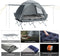 SoBuy OGS32-L-HG - 4-in-1 Camping Tent - Waterdicht Lichtgewicht voor 2 Persoon Grijs