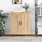 vidaXL - Dressoir - 69,5x34x90 - cm - bewerkt - hout - sonoma - eikenkleurig