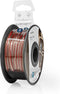 Nedis Speaker-Kabel - 2 x 0.75 mm² - Koper - 15.0 m - Rond - PVC - Transparant - Rol