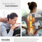 tectake® Opvouwbare Massagestoel - Ergonomische Tattoostoel - Verstelbare Hoofsteun - Zwart
