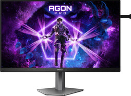 AOC AGON AG276FK - 27" Full HD Monitor - 520 Hz Fast IPS - Grijs Zwart
