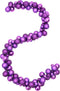 vidaXL - Kerstslinger - ballen - 175 - cm - polystyreen - paars